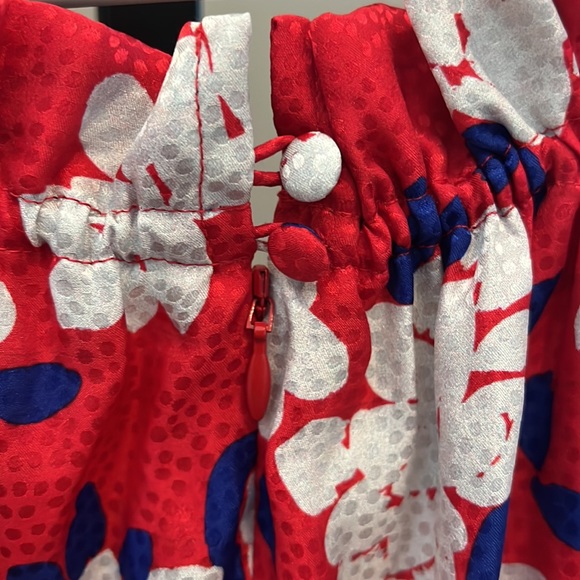 Saloni RARE Olivia Floral Silk Jacquard Midi Dress - Picture 8 of 11